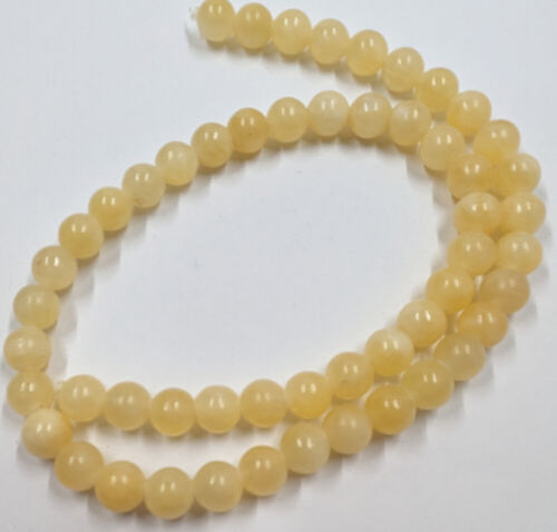 Vintage 1 String Variegated Pale Peach Natural Stone Beads 50pc 7-1/2mm - Picture 1 of 5