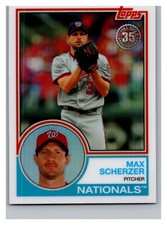 2018 Topps - Silver Pack 1983 Topps Design Chrome Series 2 Max Scherzer #95