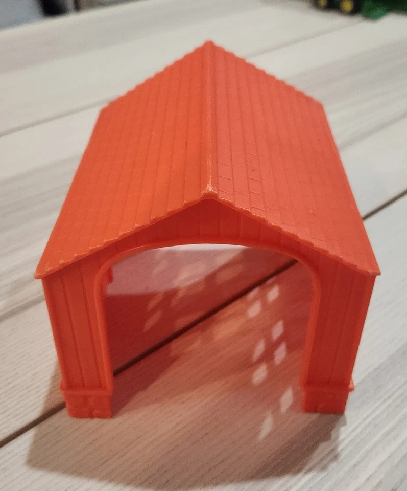 Mattel Vintage 1976 Orange Covered Bridge - Image 4 of 4