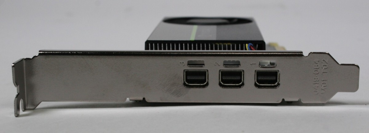 Dell Nvidia Quadro T400 4GB GDDR6 GPU Full Height Bracket Y1V4P 3x