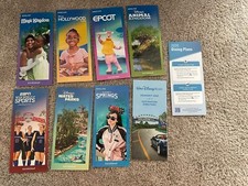 NEW 2024 Walt Disney World Theme Park Guide 9 Maps WDW Mickey Mouse FREE SHIP
