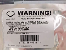 NEW SEALED EvoShield Male Chest Guard Protective NO SHIRT - READ DESCRIPTION