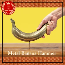 PSL Metal Banana Hammer Kitchen Décor Fake Artificial Life Like Fruit Ornament