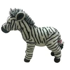 Ganz Webkinz Signature Series 11" Cape Mountain Zebra Black and White