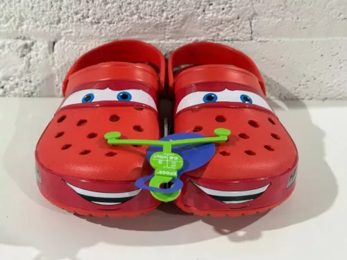 NEW Crocs Lightning McQueen Clog Disney Pixar Adult No Light up/Child Light up