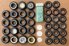 1/25 Model Car Parts AMT Jo-Han Funny Fur Customizing Whitewall Tires