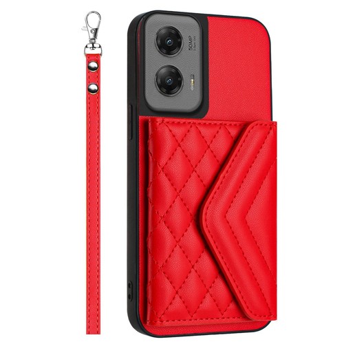 For Motorola Moto Stylus/Power/Play 2024 5G Case Lanyard Card Slot Wallet Cover - Picture 4 of 55