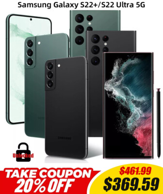 NEW SAMSUNG GALAXY S22 ULTRA 5G S22+ PLUS FACTORY UNLOCKED US