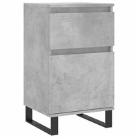 Sideboard Betongrau 40X35X70 Cm Kommode Wohnzimmer Holzwerkstoff