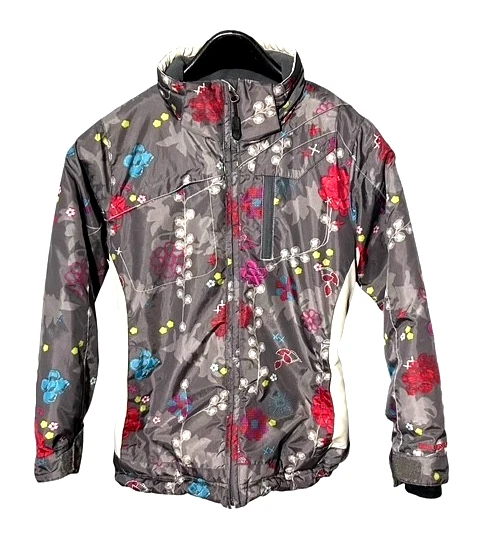 BOULDER GEAR Girls (S) RARE Flower Print Ski/Snowboard Winter Snow Coat Jacket