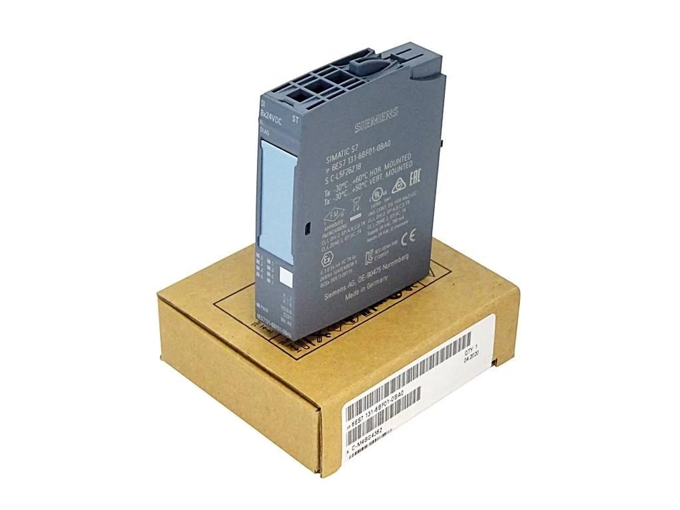SIEMENS 6ES7 131-6BF01-0BA0 -NEW- ; ET200SP, DIGITALES EINGANGSMODUL, DI8X 24VDC - Bild 1 von 1