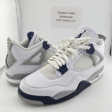 Size 11.5 - Jordan 4 Retro Mid Midnight Navy for sale online | eBay