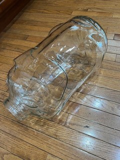 Libby's This little pig went to market Glass Jar large 19 x 10