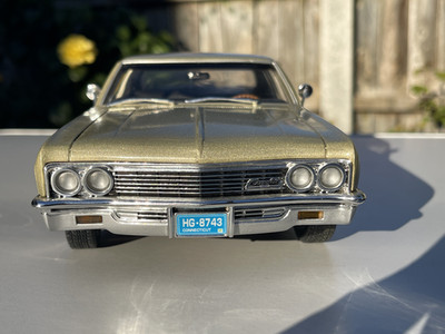Ertl American Muscles 1:18 1966 Chevy Biscayne Chevrolet Oldtimer Modell selten 120