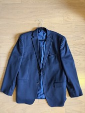 Michael Kors Mens Classic fit Suit Jacket Blazer 42 L Navy Blue