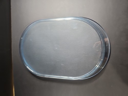 Retro Tupperware 2016A Gerippt Eisblau Acryl Preludio Oval Serviertablett 15x10 - Bild 4 von 13
