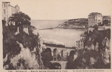 Monaco Ravin Sainte-Dévote et le Port Hafen ...