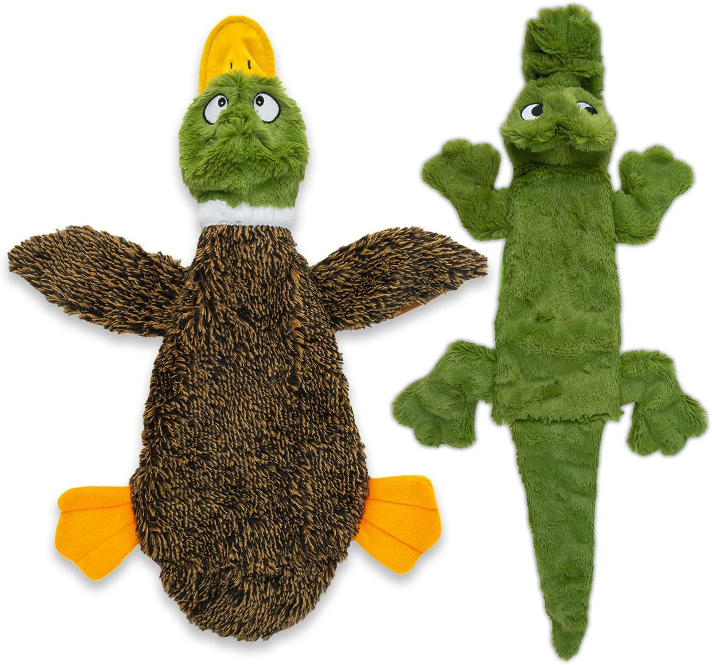 Gioco Cani Squittisce 2-In-1 Senza Imbottitura | Peluche Resistente