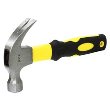 Rolson Midi Claw Hammer 8oz With Rubber Cushion Grip 18cm