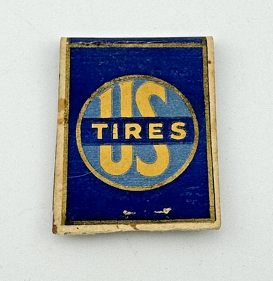 #ad US Tires Matchbook Cover Vintage Wisconsin Gas Station Auto Service Advertising $5.82