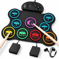 Electric Drum Set, 9-Pad Electronic Drum Set