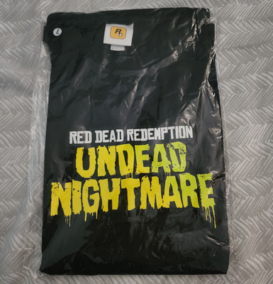 Rockstar Games Red Dead Redemption Undead Nightmare T-Shirt Black Womens Large