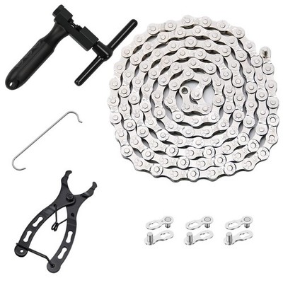 Bike Chain Kit, 6/7/8 Speed Multi-Function Bike Mechanic Repair Kit, Chain Br...