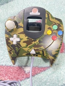 Sega Dreamcast Controller + Visual Memory Card VMU Set Camouflage LE Like New!!!