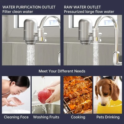 Vortopt Faucet Water Filter Purifier 2pcs filters for Kitchen Home Filtro