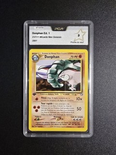 Carte Pokémon Donphan 21/111 PCA 9 Edition 1 Ed 1 Néo Genesis Wizards FR