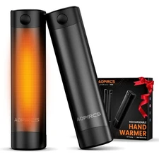 Rechargeable Hand Warmers - 2 Pack Electric Pocket Warmer, 360Â° Heating