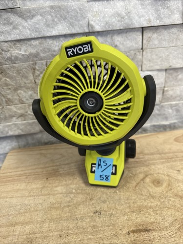 Ryobi USB Lithium Cordless Misting Clamp Fan FVF55 FOR PARTS OR REPAIR