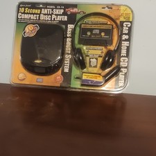 Lenoxx Electronics CD-78 Anti-Skip Bass Boost Portable CD Player Black