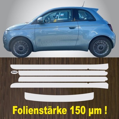 Lackschutzfolien Komplett Set transparent passend für Fiat 500 ab 2020  150 µm