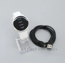Garmin Venu 2S 40mm Watch Silver Bezel with White Band 010-02429-02