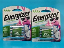 2 Pack Energizer 800mAh Recharge Power Plus AAA Batteries 4 X2 Rechargeable