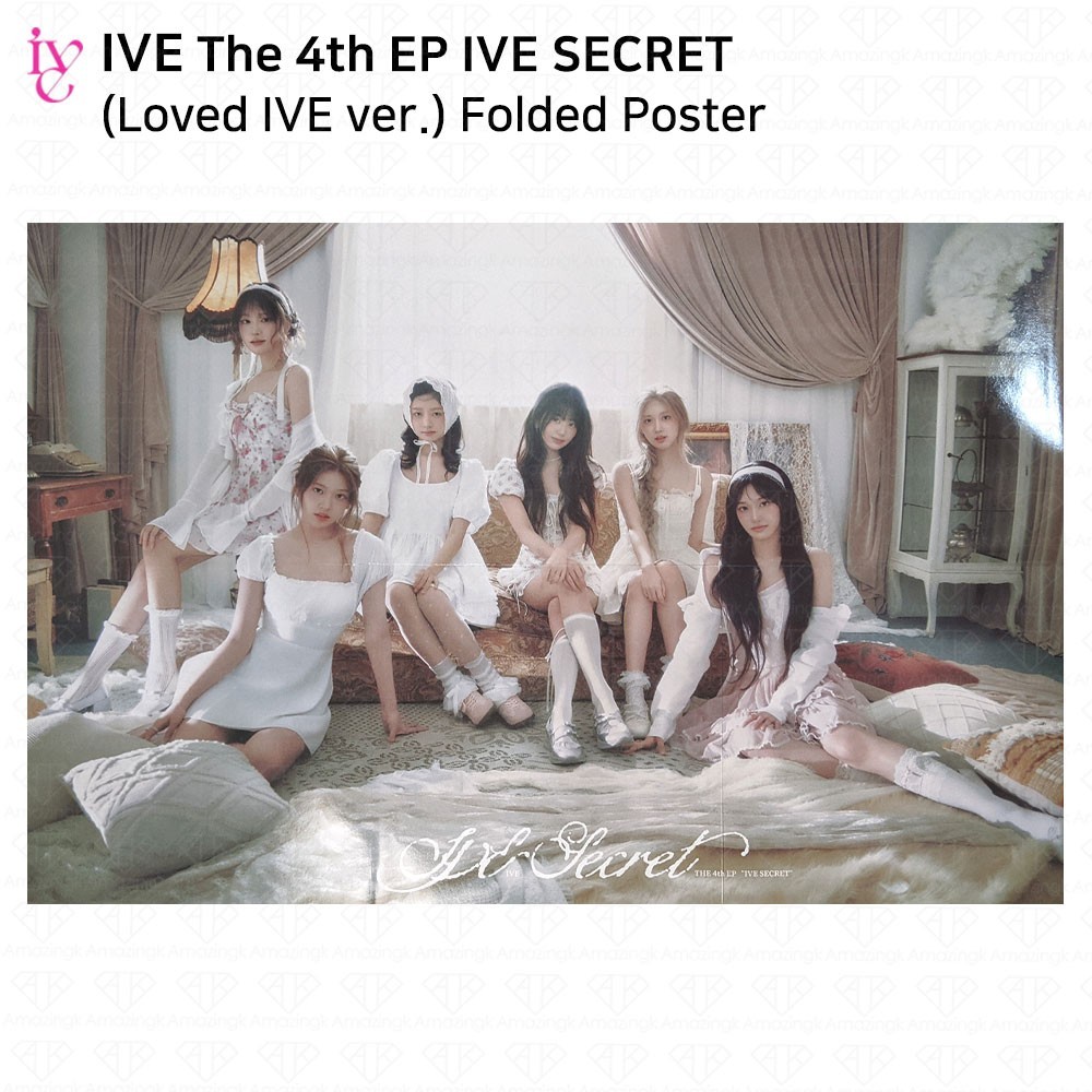 Album IVE - SECRET LOVED IVE (LIMITED EDITION) + Pre-order Benefits + Digital Planner Exclusive