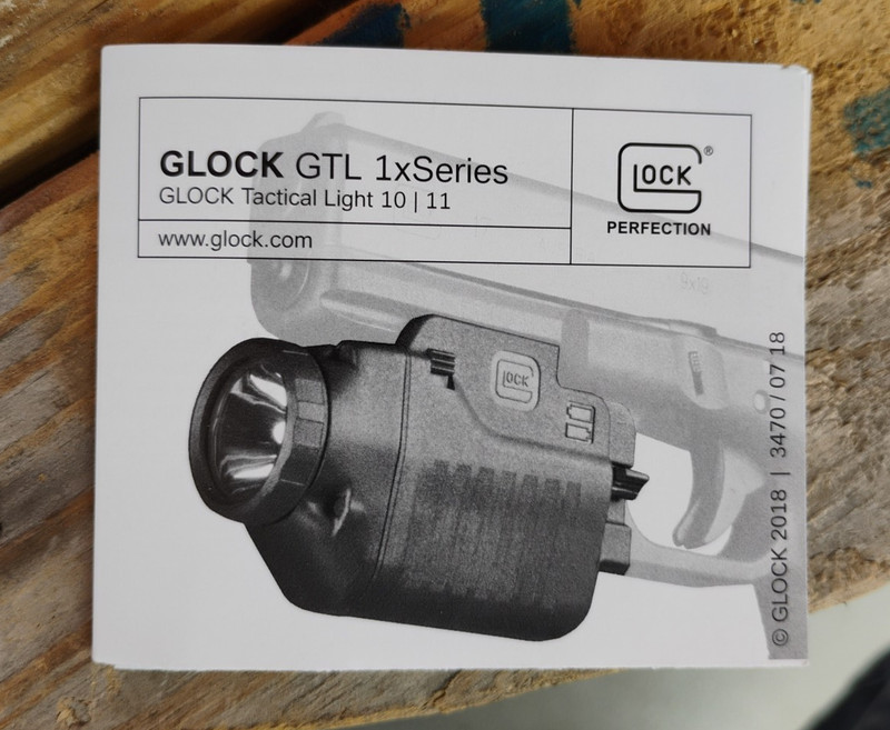 Glock WEAPON LIGHT Tactical 70 Lumens GTL10 Xenon 6V TAC03166 OEM FAST SHIP