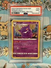 Gengar SWSH052 Promo Champions Path Holo Pin Collection Pokemon CARD PSA 9 on eBay