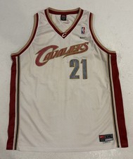 Vintage Nike Cleveland Cavaliers Darius Miles Swingman Jersey Mens 3XL White