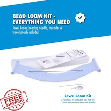 Beadalon Jewel Loom 2.75x10.5" Jewelry Weaving Bracelet Cuff Beads