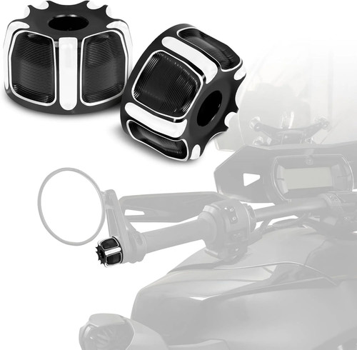 Aluminum Weighted Handlebar End Caps for the Can-Am Ryker 600 900 / Rally Editio - Picture 1 of 6