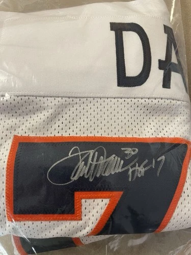 Terrell Davis Inscribed HOF 17 Signed Jersey Auto Autograph NFL XL Super Bowl X2