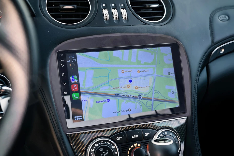 For 2009-12 Mercedes-Benz SL63 SL65 AMG Android 15 Carplay Stereo Radio GPS RDS - Image 4 of 4