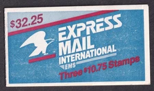 Scott #BK149 (2122c) Eagle and Moon Express Mail BOOKLET of 3 Stamps MNH P#22222