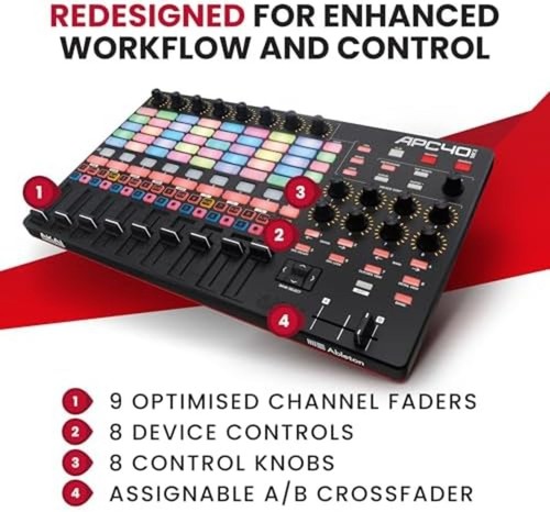 Akai Professional USB MIDI Controller with Ableton Live Lite APC 40 MKII F/S NEW - Picture 5 of 12