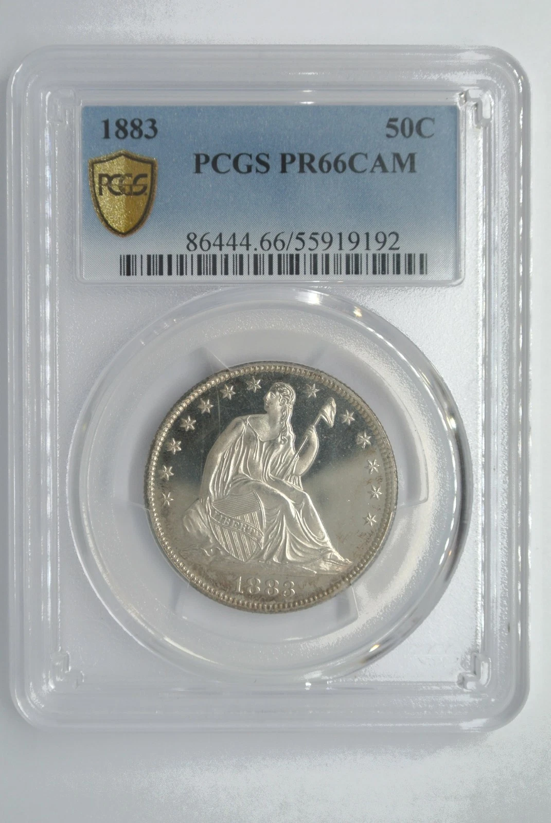 1883 Seated Liberty Half Dollar PCGS PR66CAM