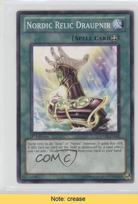 Nordic Relic Draupnir 1st Ed. YuGiOh Storm of Ragnarok #STOR-EN045 READ 5e6