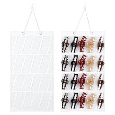 Claw Clip Organizer, 5 Tier Hanging Hair Clip Organizer, Hair Clips Holder fo...