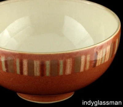 Denby (England) FIRE STRIPES Rice Bowl UNUSED (5 left)